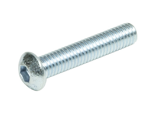 Laagbolkopbout met binnenzeskant ISO 7380-1 M4x8 RVS A2